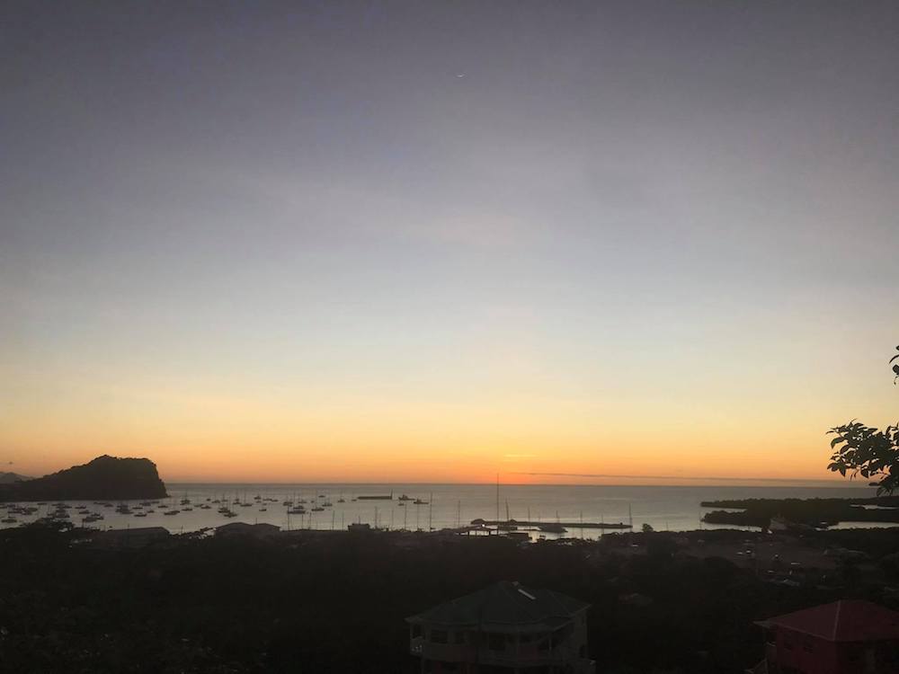 Sunset over Tyrell Bay Carriacou Grenada