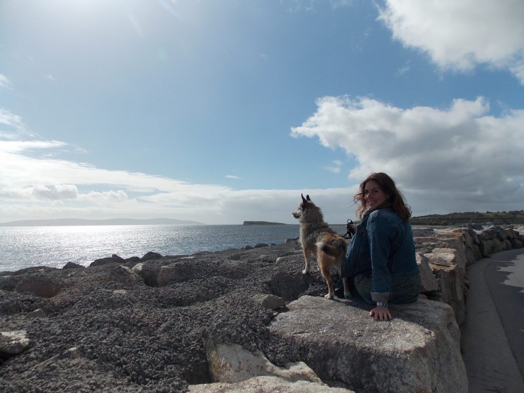 Amy with Mac in Galway