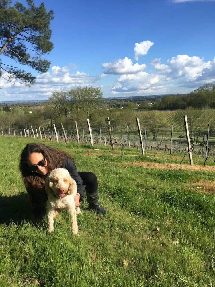 Britt house sitting in the French countryside